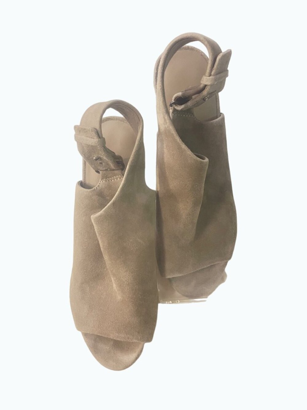 Vince Hartley Gray Suede Sandals 5.5